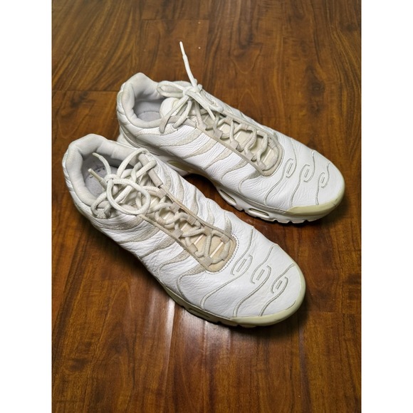 Size 10 - Nike Air Max Plus TN Triple White - Picture 1 of 9